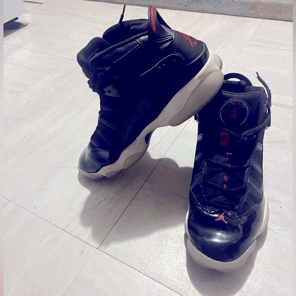Jordan 6 Rings Black Gym Red! Size 12